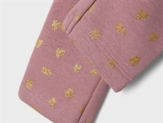 Name It grape shake glitter sweatleggings med fleece